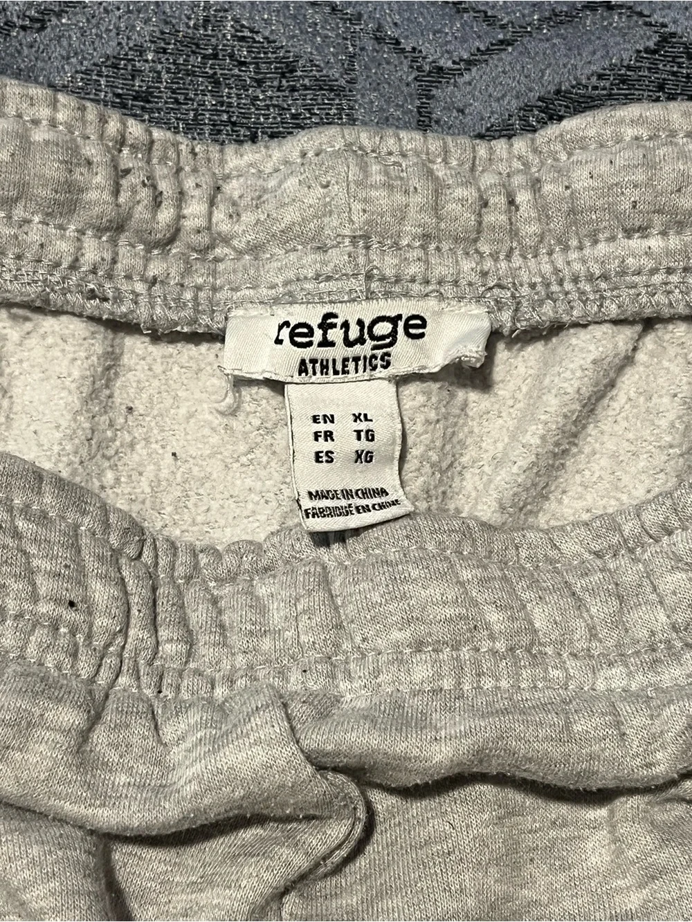 refuge Light Gray Athletic Lounge Shorts